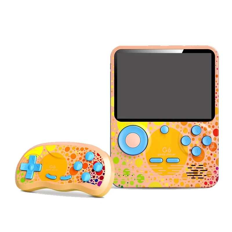 3.5インチ2人用ハンドヘルド6000mAhパワーバンクゲームプレーヤー 