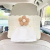 Palm flower puff tissue box