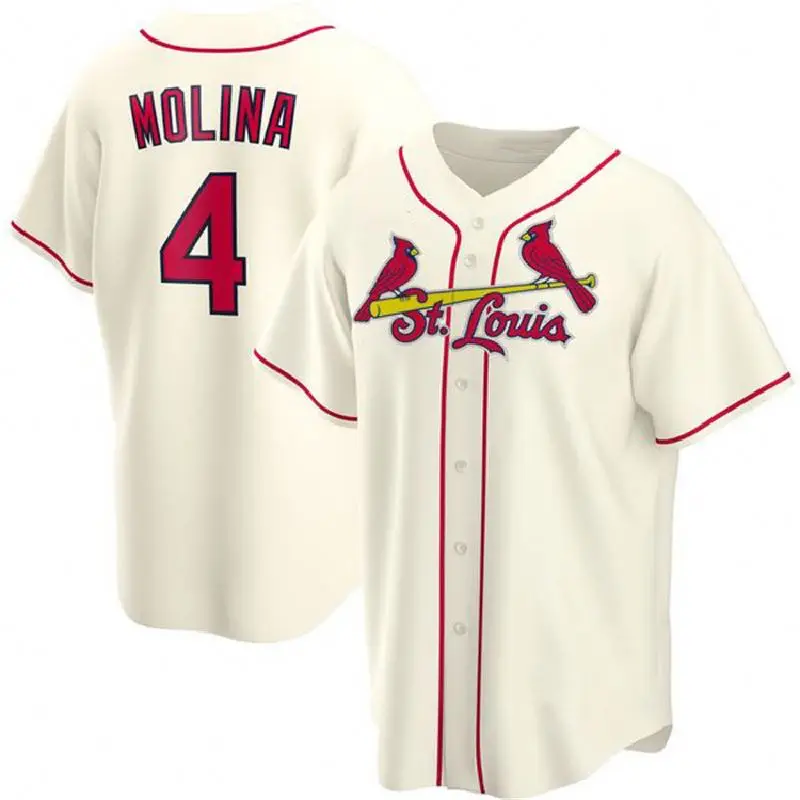 Nolan Arenado #28 St. Louis Cardinals Men's Cream Baseball Jersey Sz XL