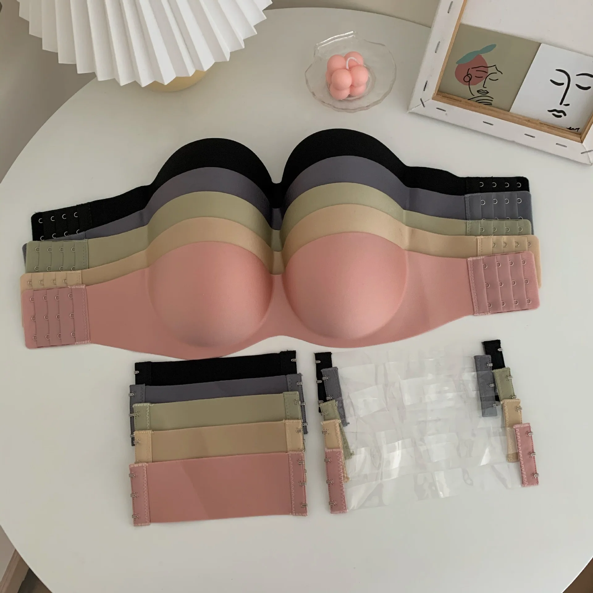 Strapless Bra Push up Beautiful Back Bra for Women