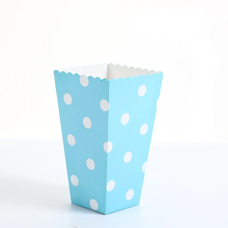 Factory Wholesale Mini Popcorn Boxes Custom Printed logo Food Grade Party Popcorn Paper Box