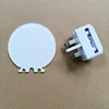 Acrílico redondo - 80x82.2x4mm - Enchufe británico