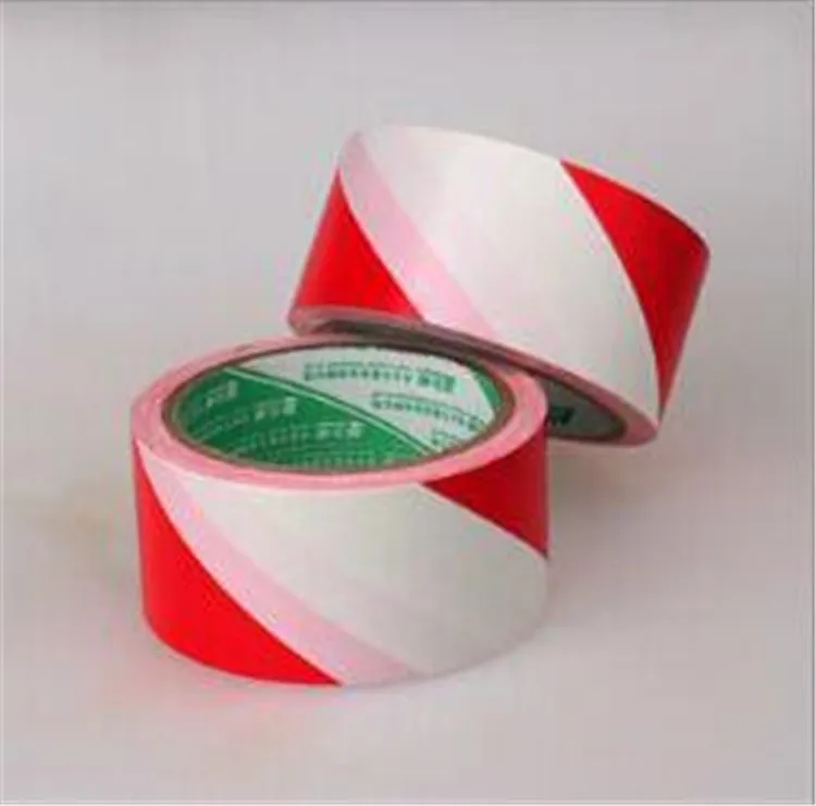 traffic road construction non adhesive White/Red isolation belt warning barricade tape