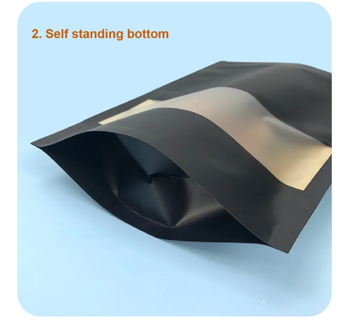 100g 250g 500g 1kg Biodegradable Stock Flat Bottom Brown Kraft Paper Aluminum Foil Coffee Bags With Valve and Ziplock