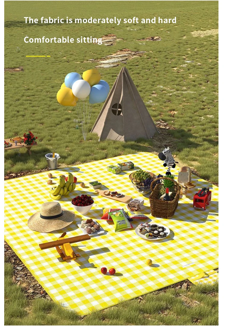 Washable Roll Up Picnic Blanket Strap Custom Mat With Leather Strap