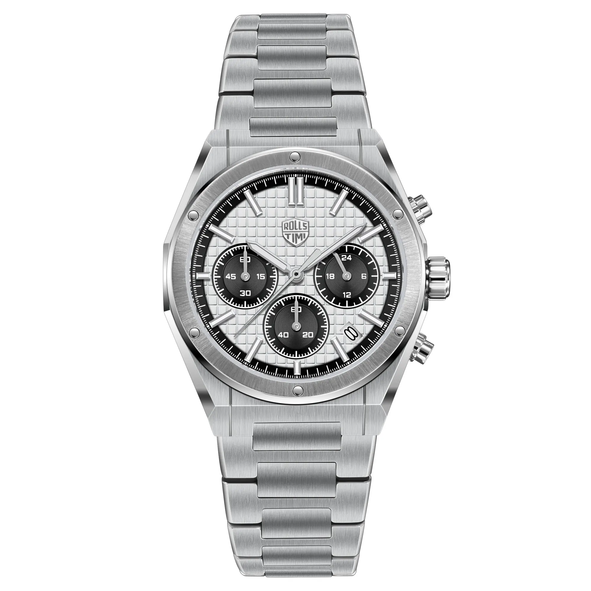 RollsTimi RT-7934 Men's Quartz Watch with Sapphire Glass, TMI VK63