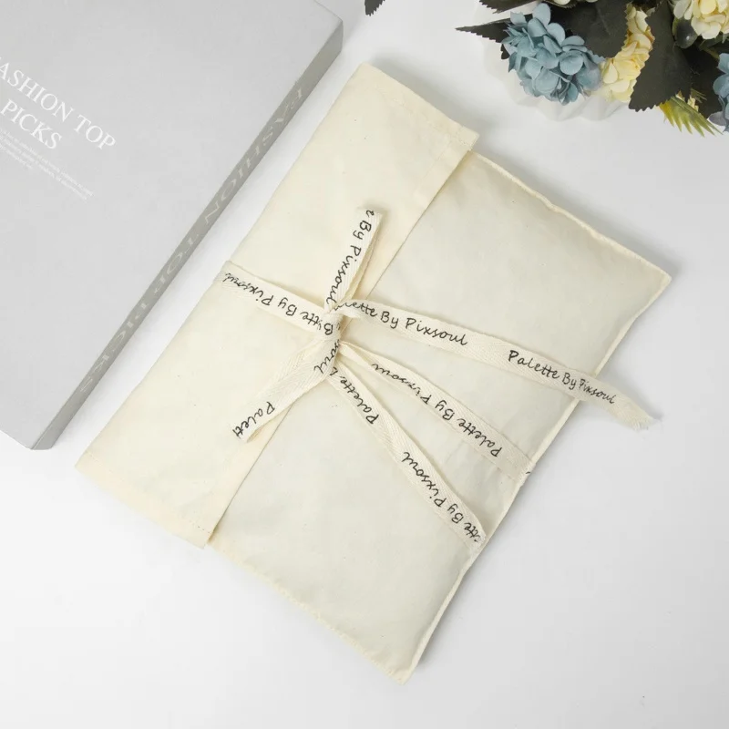 High Quality Muslin Pouch Envelope Style Recycle Dust Bag Cotton Fabric Cloth Packaging Pouch Gift Bag With Logo