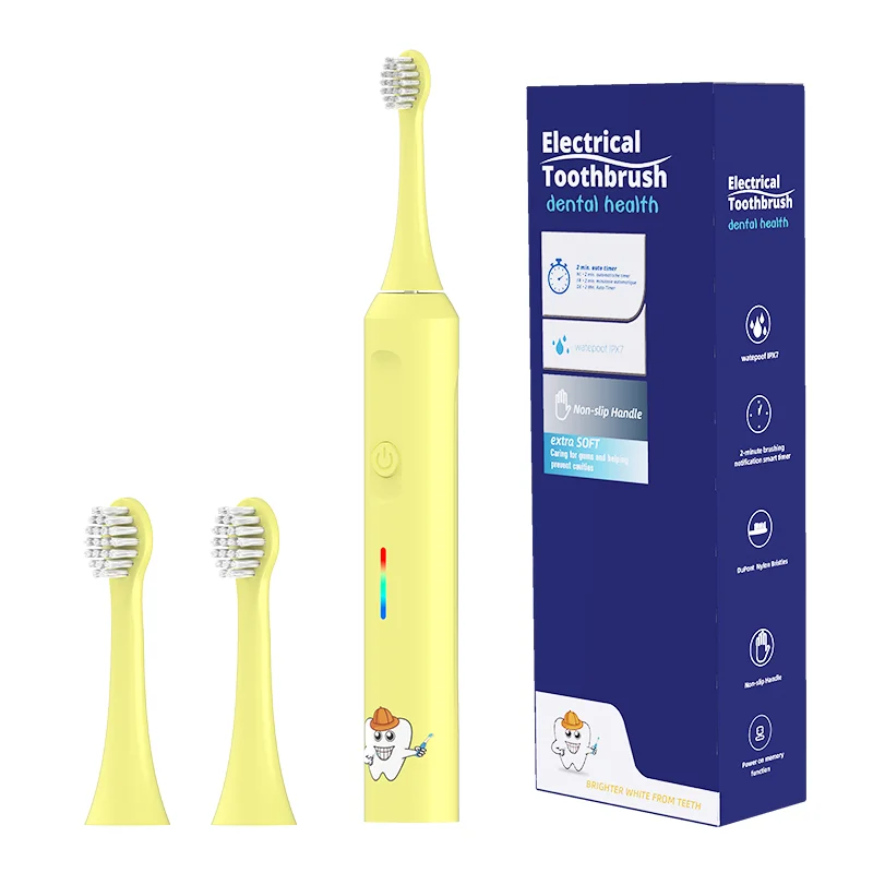 Factory Waterproof IPX7 Smart Kids Children'S Sonic Automatic Electric Toothbrush  For Kids