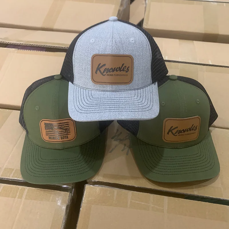 Designer Embroidered 6 Panel Snapback Solid Plain Gorras Baseball Caps Mesh Blank Richardson 112 Trucker Hats With Custom logo