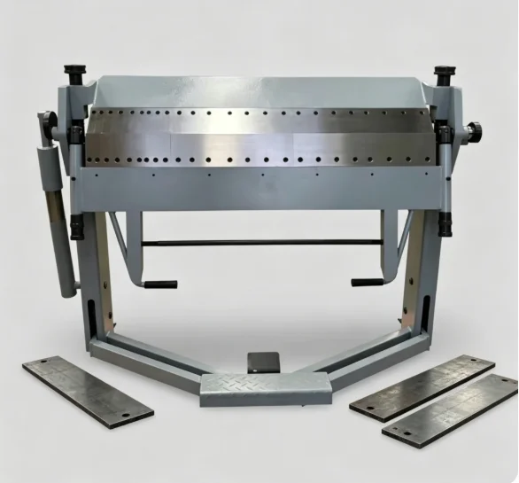 TEBAK Manual Metal Folding Brake PBB1270/2A Sectional Blade Bending Device Small Sheet Metal Equipment