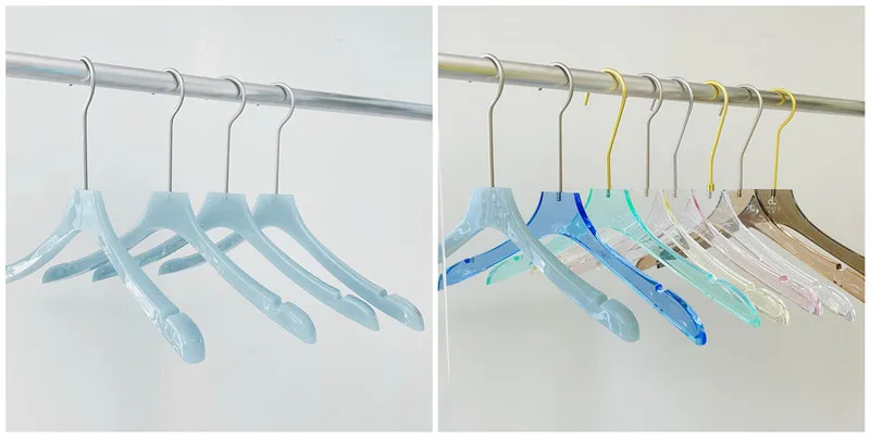 one hundred kinds crystal clear acrylic clothes hanger manufacturer