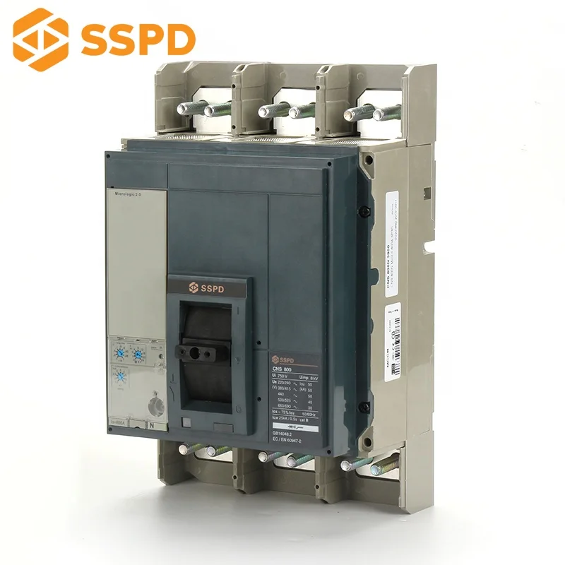 Ns Mccb Mould case Circuit Breaker 3 Poles air Circuit Breaker Compact Ns 800n Merlin Gerin Mccb