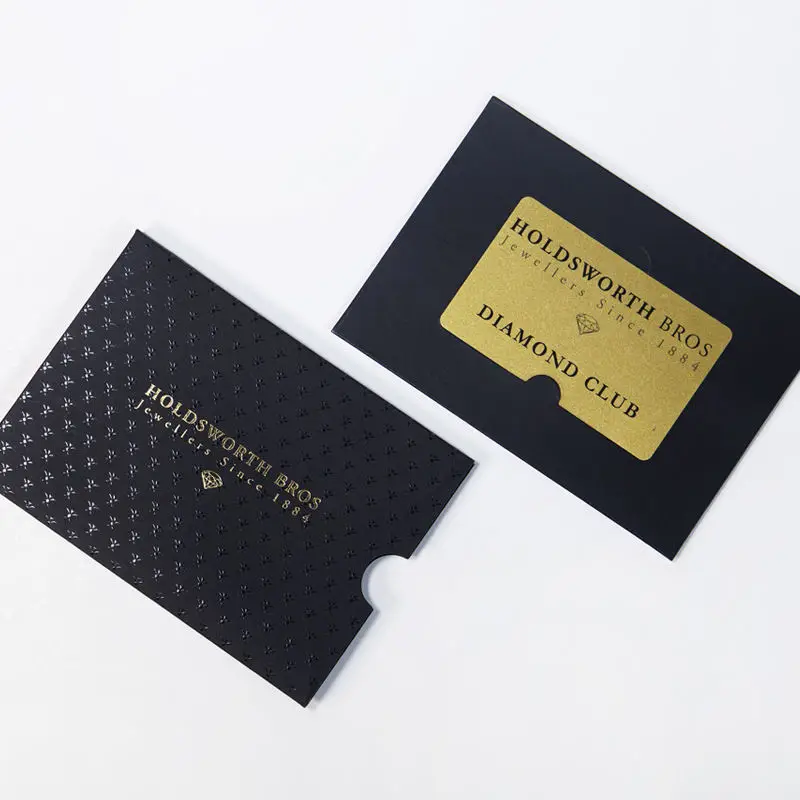 Luxury Custom Free Card Holder VIP Membership Card Packaging