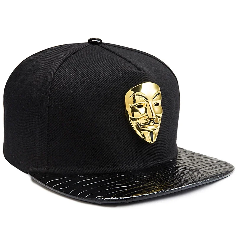 Бейсболки с металлической пластиной кепки/кожаные кепки кожаной наклейкой 6 панельных ремешков золотые бейсболки черные дышащие и водонепроницаемые