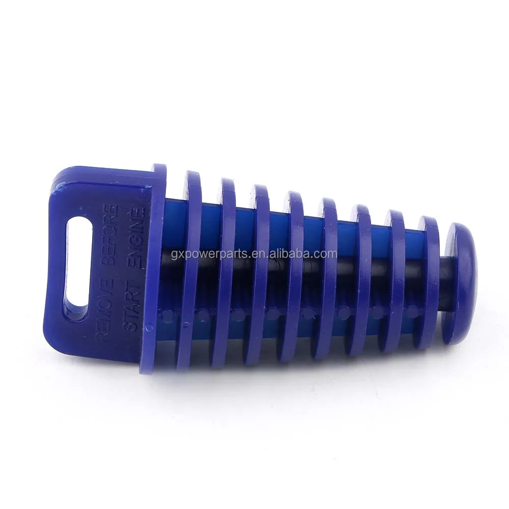 Rubber Muffler Exhaust Wash Plug Motorcycle Exhaust Plugs Wash Stopper