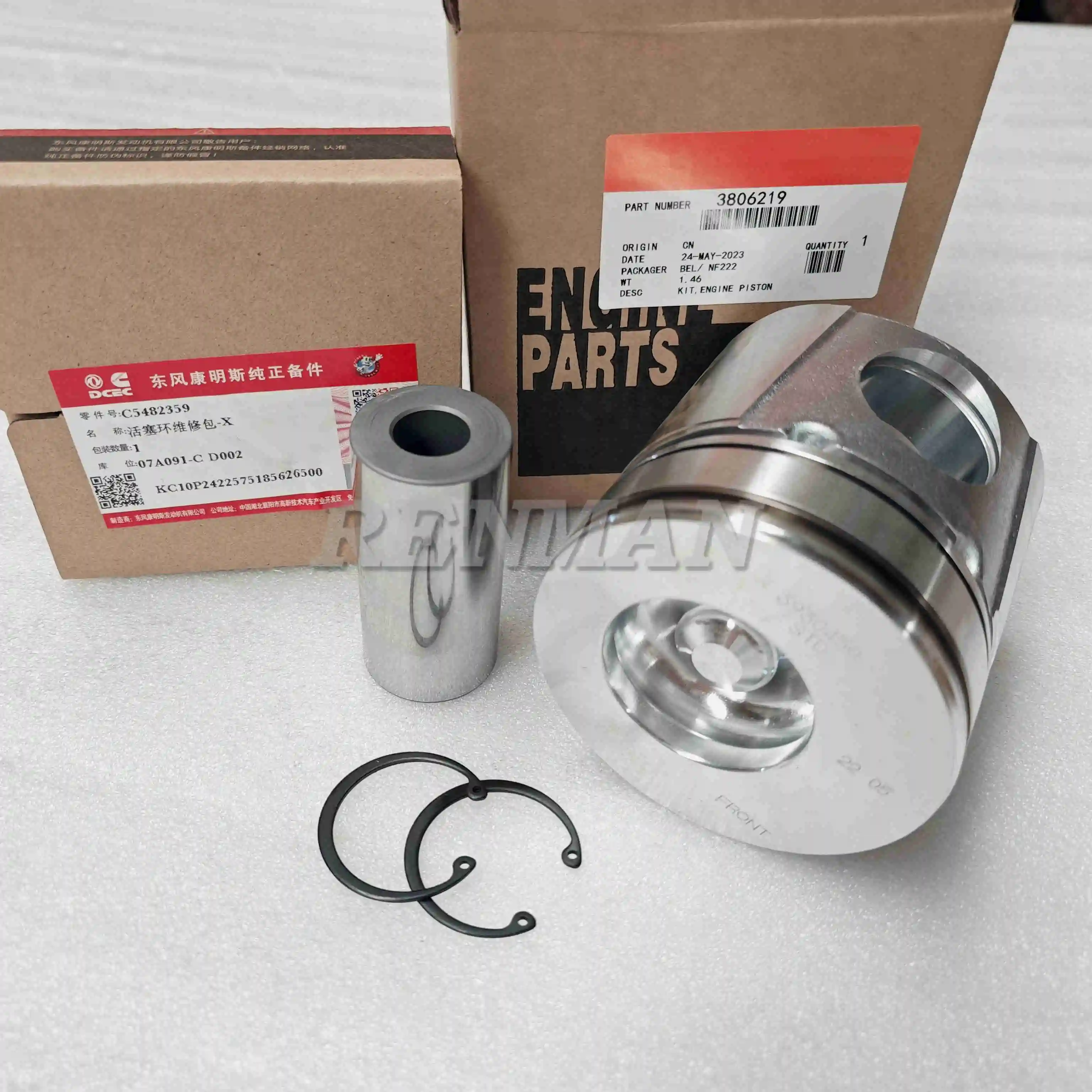 6BT Cummins Engine Piston Kit 3930450 3806219| Alibaba.com