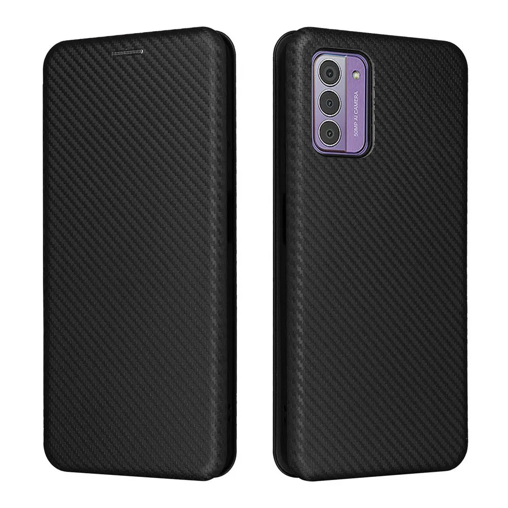 Laudtec Sjk969 Carbon Fiber Texture Phone Case Card Shell Simple Business Cover Shockproof Skin Friendly For Nokia All Models factory