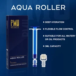 Новинка мезотерапия Aqua Derma Roller в ампулах шприц для мезотерапии сыворотка-аппликатор ухода за