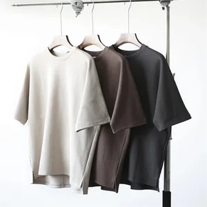 American Style Trendy High Quality Oversize Customizable OEM Custom Wide Fit Casual Streetwear Top Drop Shoulder Loose T Shirt