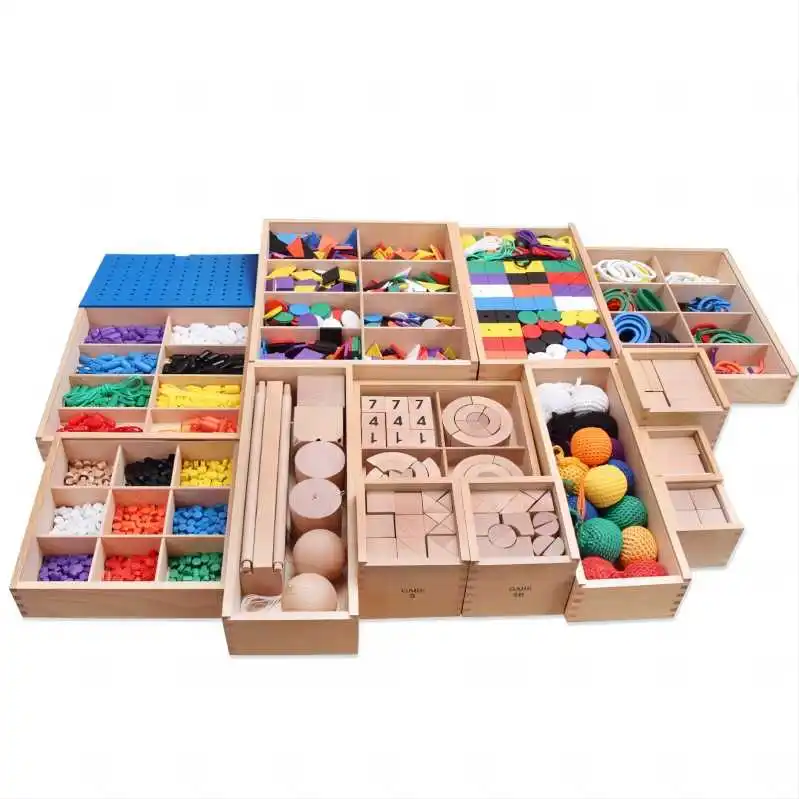 Froebel Gabe Gifts Baby Preschool Development Educational Wooden Toys-777048