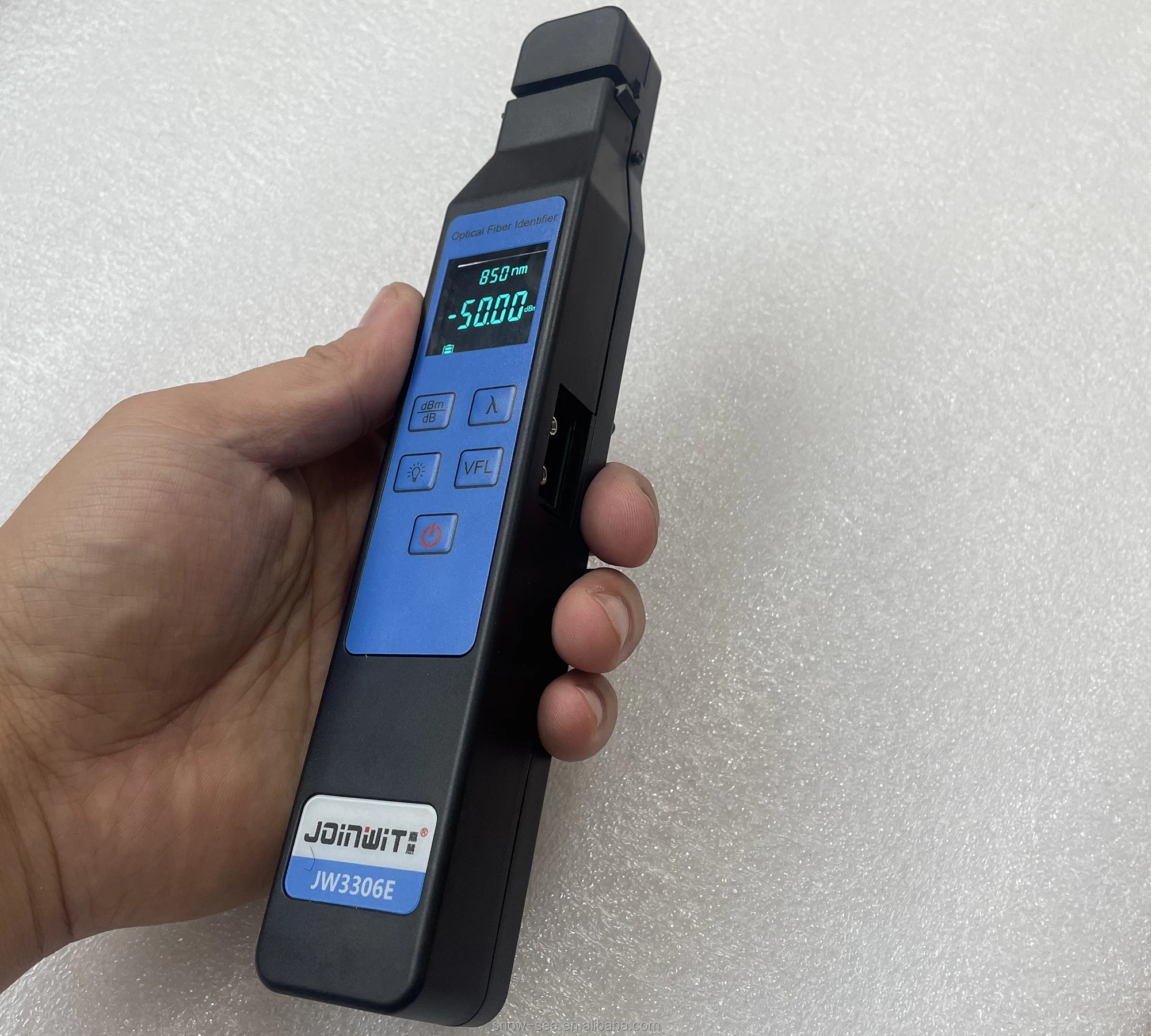 FTTH Live Active Signal Detector Optical Fiber Trafic Identifier with 10mW Visual Fault Locator and Optical Power Meter