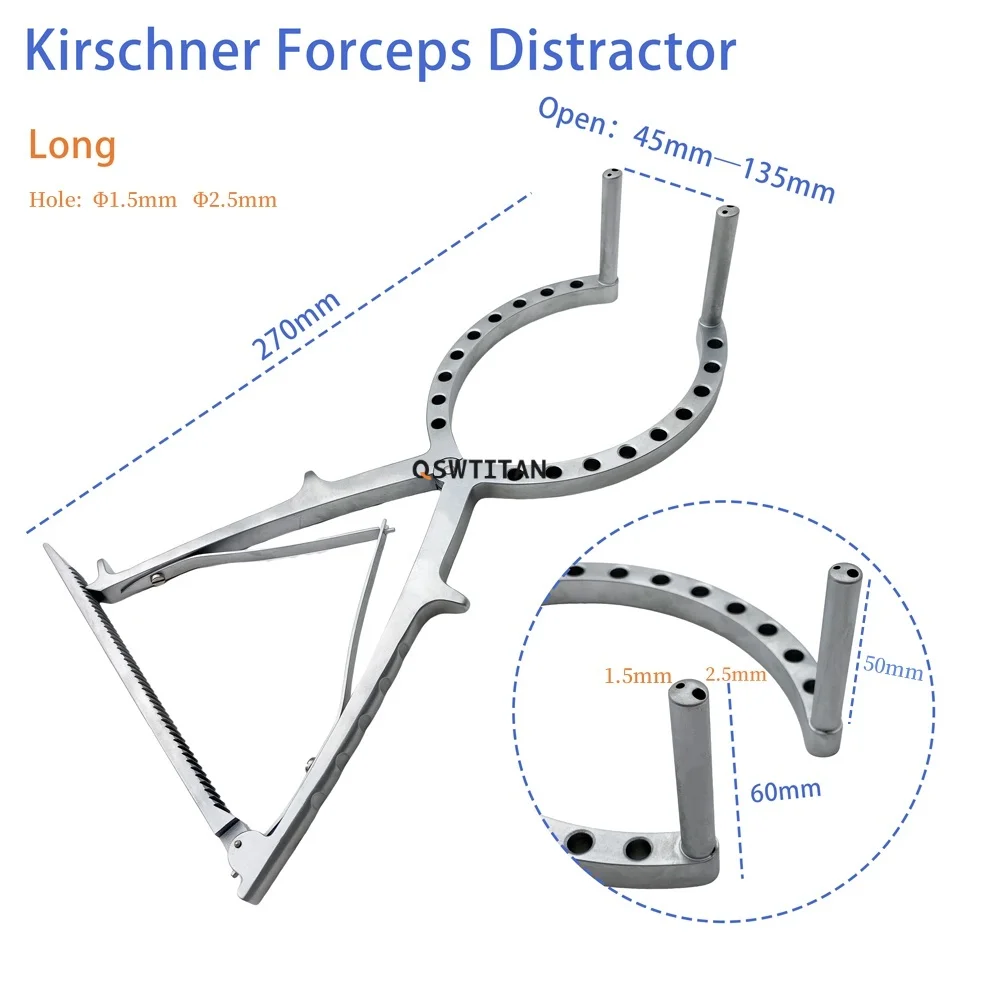 Kirschner wire distraction Forceps
