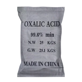 Low price high quality oxalic acid price 99.6 oxalic acid powder 144 62 7