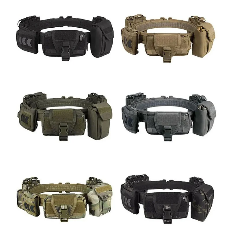 Wholesale Fashionable Outdoor Duty Tactical Belt Combination Equipment Detachable Multi-functional Tactical Waist Belt