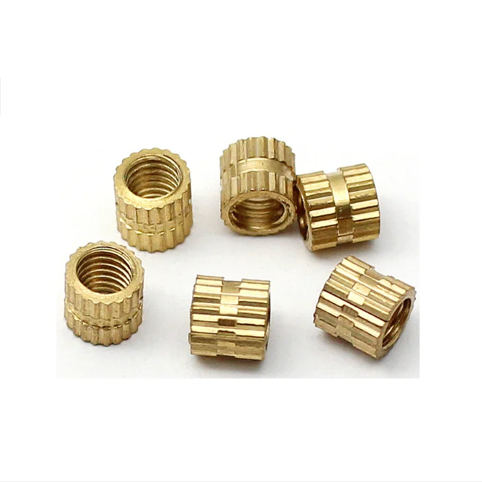 Insert Nut 150pcs M3 Never Rust Good Corrosion Resistance Brass Knurl Insert Nuts Threaded Assortment Set Kit with Plastic Box for Machinery Industry