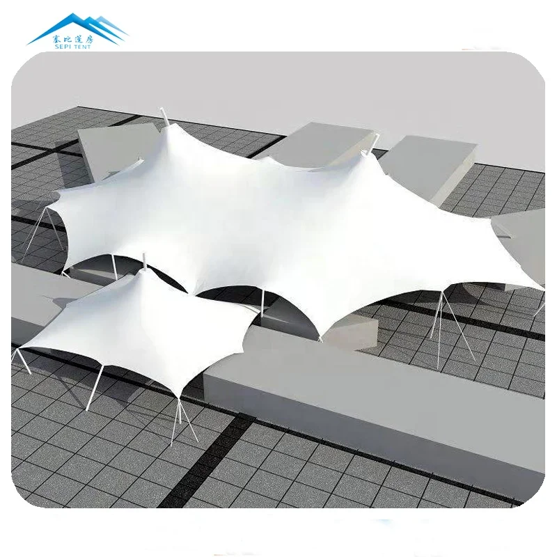 PVDF Tensile Architecture Membrane Structure Big Event Tent Stadium Tent Membrane Structure