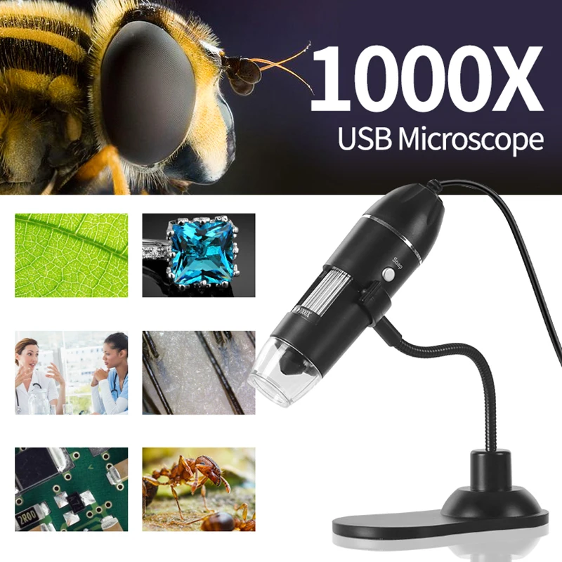 Portable Microscope Camera - 1000X Digital Microscope