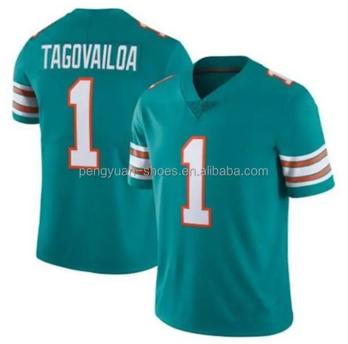 NFL_Jerseys 11J Mia 1 Tua Tagovailoa 10 Tyreek Hill Mens Football Jersey 17  Jaylen Waddle 13 Dan Marino Maillots cousus de haute qualite 