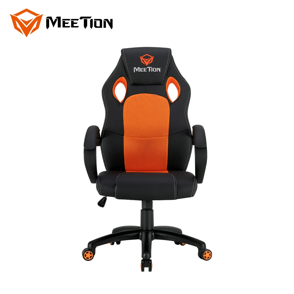MeeTion CHR05 Stylish Design Swivel Mesh Gaming Chair Office Seating Racing  Pro Orange Small Computer Seats