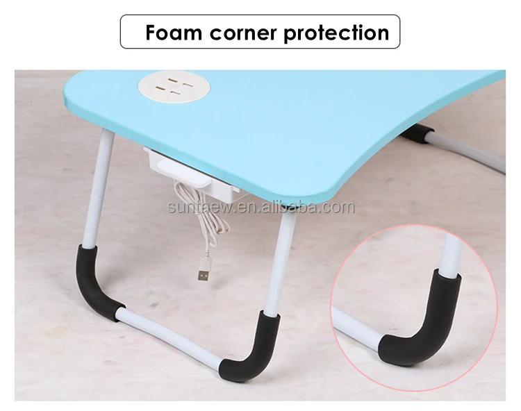 Portable Foldable Laptop Tray Table Multifunctional Laptop Bed Desk