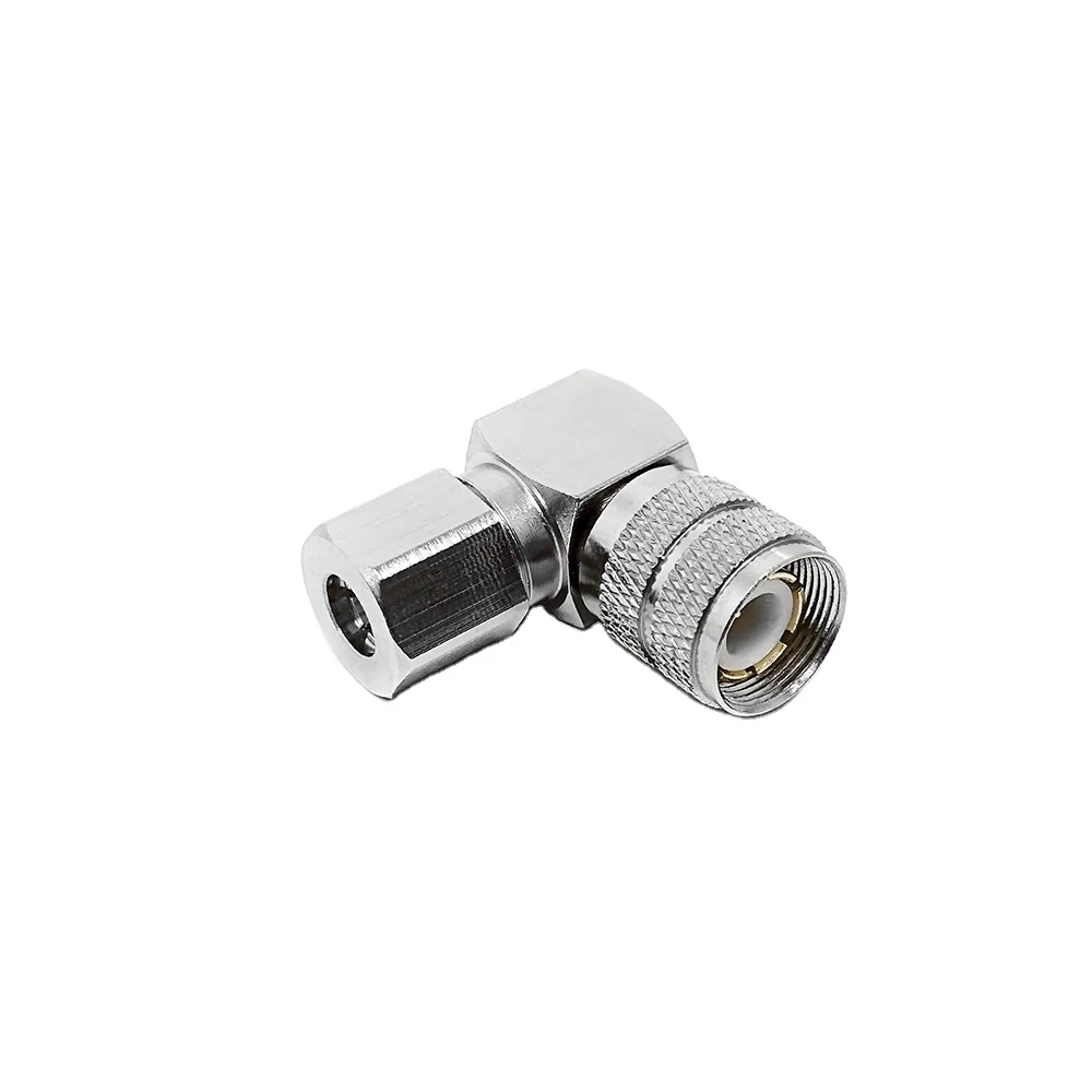 Manufacturer L9 Type Connector Type 1.6-5.6 Male Plug 1.6/5.6 90 Degrees Clamp for ST212 BT3002 Rf Coaxial Connectors