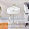 Three-legged nightstand white
