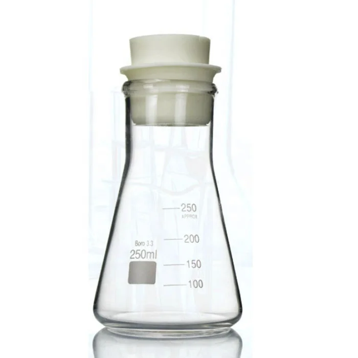 Tiandi Lab 250ml Borosilicate Glass Wide Neck Conical Flask