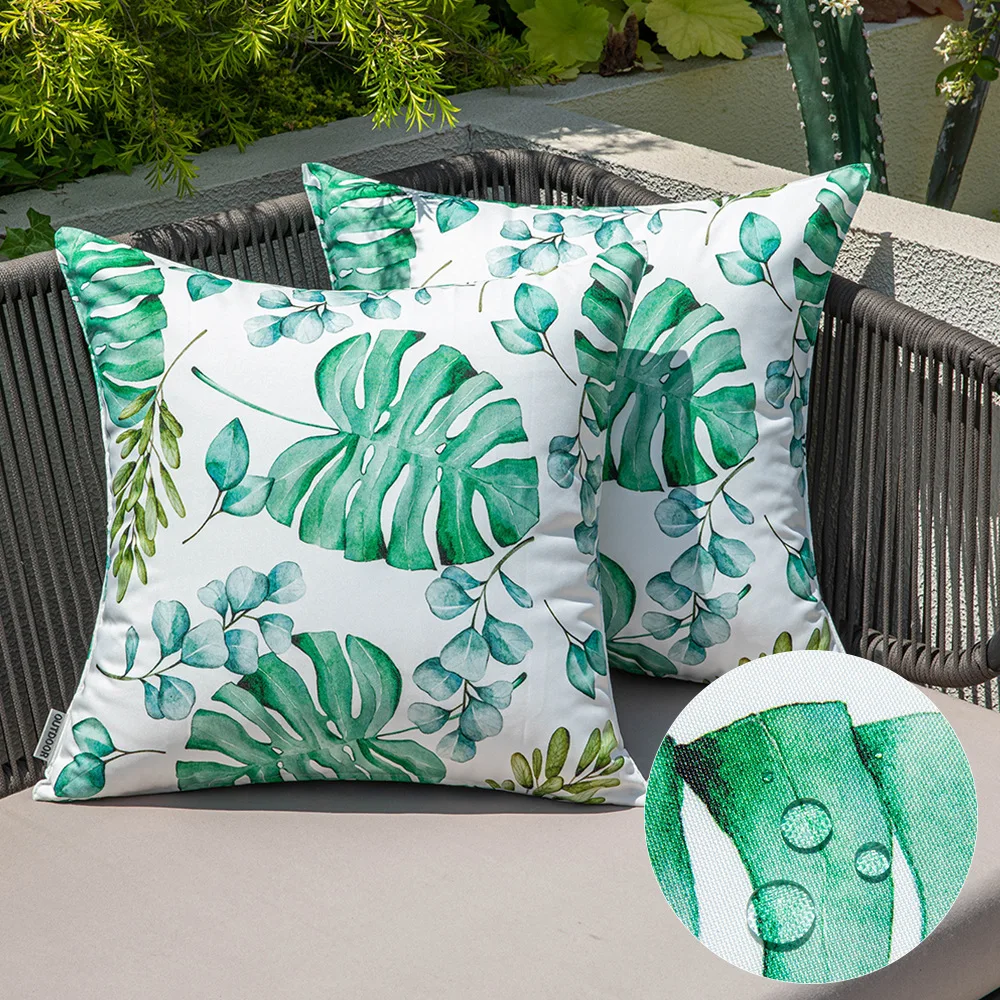 High Quality Floral Knitted Outdoor Cushion Pillows New Festival Plant Waterproof for Camping Sleeping