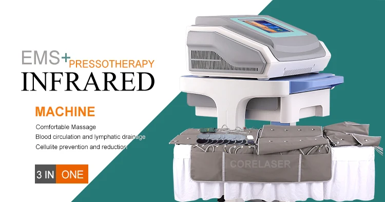  Customized Professional 3 In 1 Infrared Device Full Body Pressotherapy Lymphatic Drainage Machine 