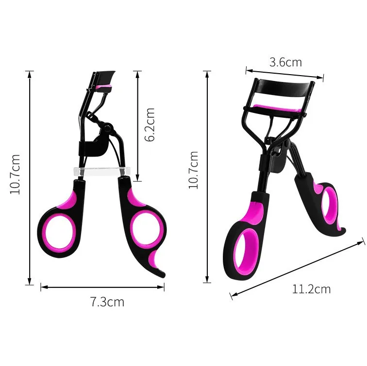 product factory price wholesale stainless steel black eyelash curler beauty makeup tool-8