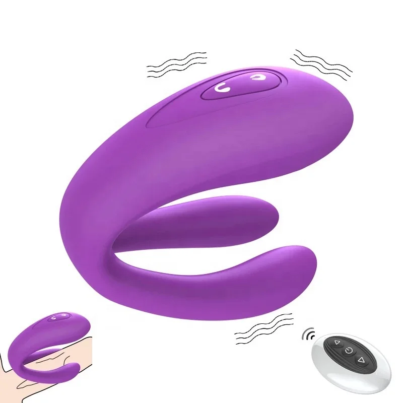 3-Motor-Paarvibrator für Klitoris- und G-Punkt-Stimulation mit 10  leistungsstarken kabellosen Fernbedienungen, wiederaufladbarer vibrierender  Klitorisstimulator