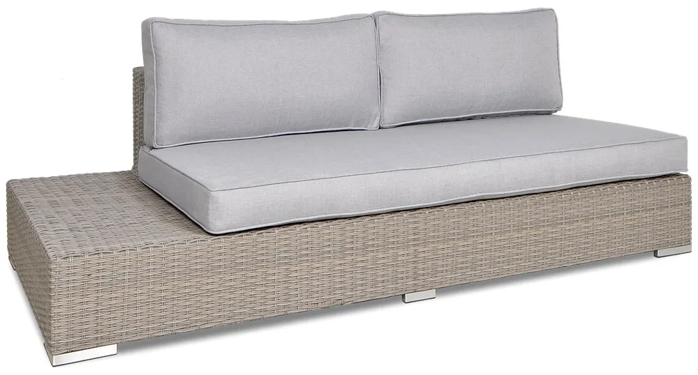 All Weather Luxury Wicker Rattan Garden Furniture Sale L Shaped Sofa