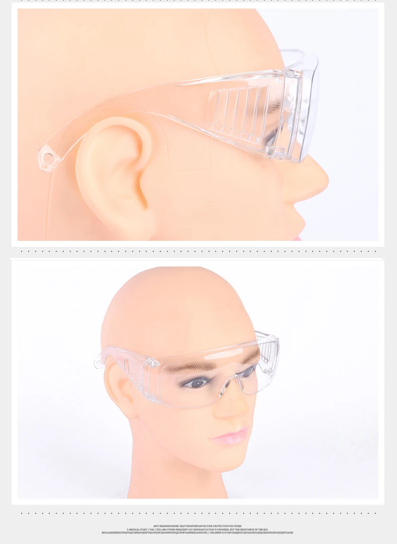 High Quality Safety Glasses Clear Safety Spectacles Construction Anti Fog Laser Safety Glasses