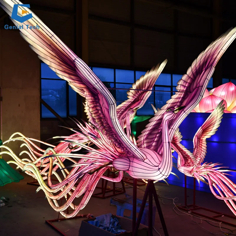 Lantern Festival Phoenix - Chinese Dragon Theme Decor