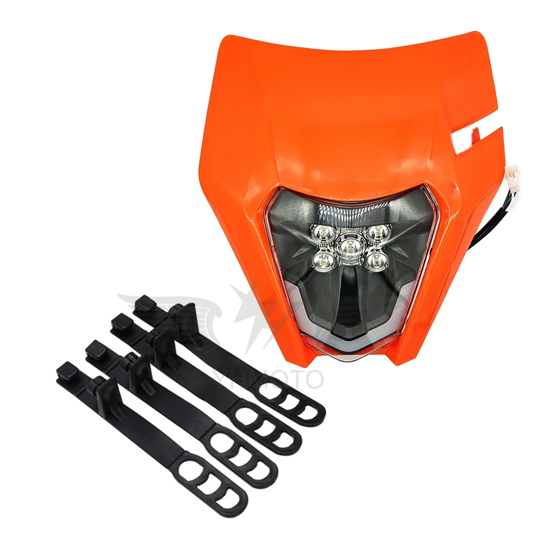 KTM EXC ヘッドライト 新品 78114001000 オートバイ LED ヘッドライト ヘッドランプ KTM EXC EXCF SX SXF