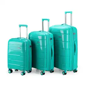 Wholesale Polypropylene Luxury Travel Bag 20 24 28 Inch Set Spinner Unisex Zipper Trolley Luggage Waterproof Airport Outdoor