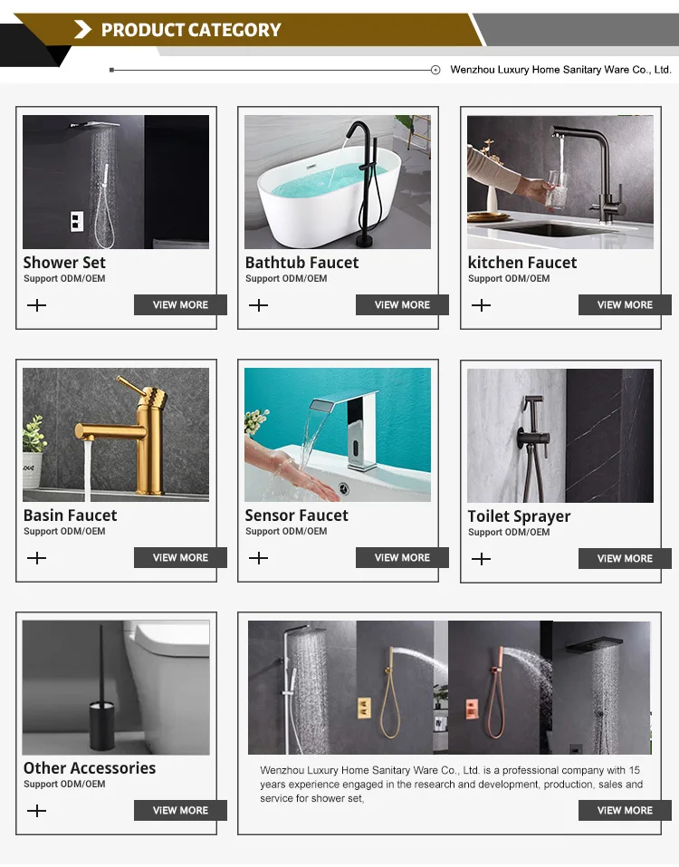 product factory direct selling simple black square bathroom bidet sprayer spray handheld bidet toilet sprayer kit-1