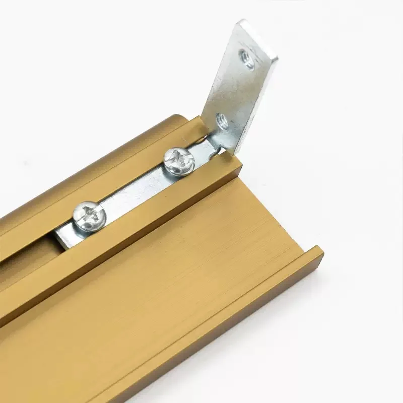 Polished Chrome and Brushed Bronze Finish Cabinet Wardrobe