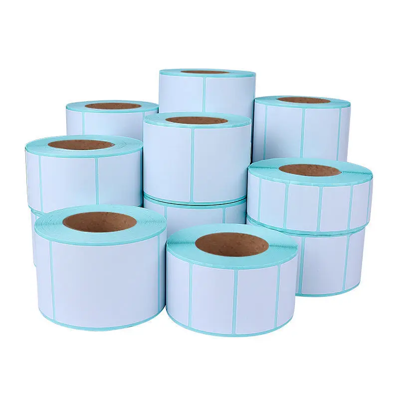 Blank White Thermal Printable And Writable Label Stickers In Roll And ...