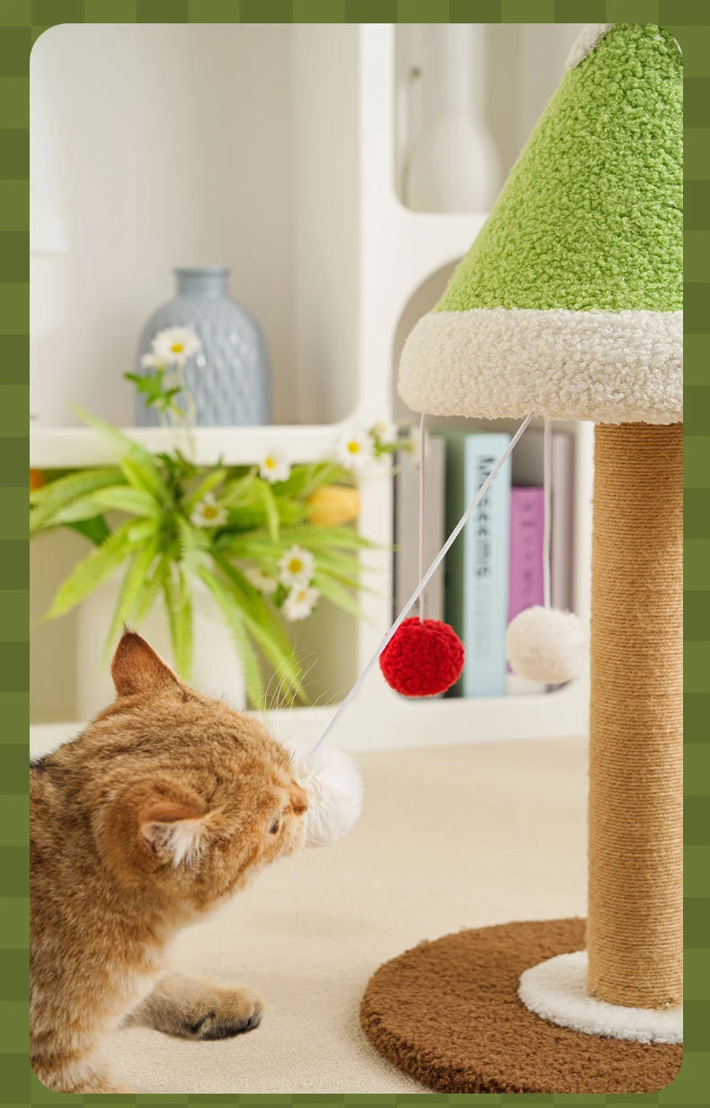Cat Climbing Frame Grab and Play a cat Scratch Board Toy Rope Grab Column Catch cat Products factory